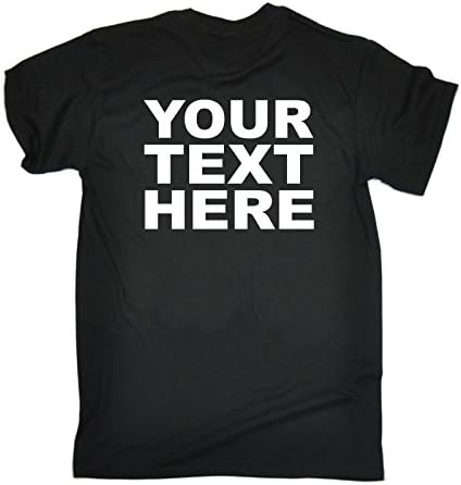 123t Slogans Kids T-Shirt Premium Your Text Here Front &amp; Back Personalised Design (Various Colours) T Shirt Ages 3-13