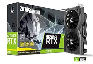 ZOTAC Gaming GeForce RTX 2060 6GB GDDR6 192-bit Gaming Graphics Card, Super Compact, ZT-T20600H-10M