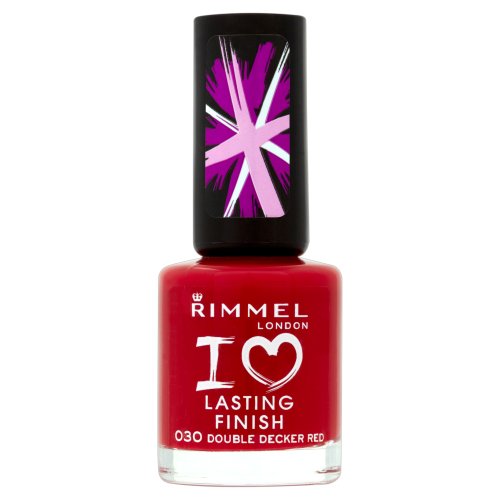 Rimmel I Love Lasting Finish Nail Polish, Double Decker Red