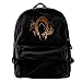 Price comparison product image Canvas Backpack Foxhound Symbol Dirty Brass Metal Gear Solid Rucksack Gym Hiking Laptop Shoulder Bag Daypack For Men Women