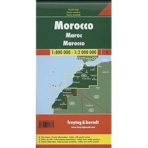 Freytag Berndt Autokarten, Marokko - Maßstab 1:800 000-1:2 000 000