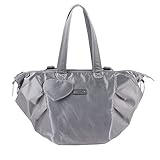 Minene Amelia Fuß Kinderzimmer Wickeltasche, (grau/silber)