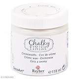 Chalky Finish cera en crema Rayher Chalky Finish Cera en Crema, incoloro, Bote 118ml