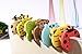 TRIXES C-Shaped Foam Door Guard Anti-Slam Animals 4 Pack