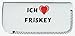 Produktbild Brillenetui mit Ich liebe Friskey (Vorname/Zuname/Spitzname)