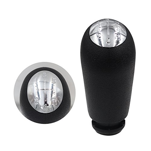 Maxiou Manopola pomello leva cambio marce per leva manubrio CLIO MK3 MEGANE MK2 SCENIC Stick Shifter (versione B, 5-Speed)