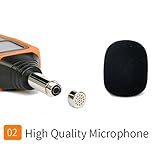 Schallpegelmessgerät, TKSTAR Digital Sound meter Digital Schallpegelmesser LCD Bildschirm Ton Monitor dB Meter MS6708 Tragbarer Digital Dezibel Schallpegelmesser Reader, Rauschmessung Messbereich 30-130 dBA Genauigkeit 1, 5dB