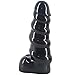 Produktbild 9,44 Zoll Riesiger Dildo mit Anal-Masturbation - Manuelle Massagekontrolle Orgasmus - Weibliche Vaginal-G-Punkt und Klitoris-Massage Sex-Spielzeug,black