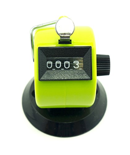 Preisvergleich Produktbild Hand¨ grüne vierstellige Handheld & Tabletop Tally Counter Clicker