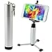 Produktbild First2savvv ZP-100-A16 Silber Tragbare Self-Service-Fotografien Digital Kamera/Camcorder/Handy hand Monopod Stativ-Adapter mit Handyadapter für Samsung Galaxy NOTE 3 SM N9005 Galaxy Ace 3 GT S7275R Galaxy Express 2 galaxy S5 galaxy K zoom mit Brillentuch