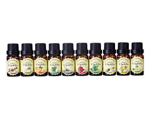 Essence Of Khalifa – 20-teiliges Set mit 10ml luxuriösen 100 and reinen ätherischen Ölen für die Aromatherapie – therapeutische Öle – eine Auswahl der 20 besten Öle mit Anleitung und Rezeptbuch - 9