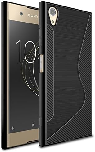 Sony Xperia XA1 Plus Case S-Line Soft Scratch Resistant Anti-skidding TPU Protective Case Cover for Sony Xperia XA1 Plus - Black