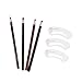 MagiDeal Eyebrow Shaping Kit 4 Pencils + 3 Styles of Stencil Template