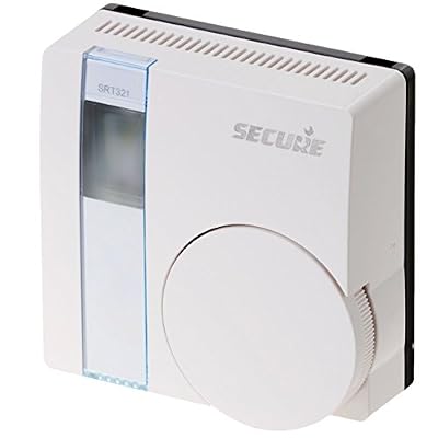 Zwave Z-Wave SEC_SRT321 Thermostat mural avec écran LCD, blanc