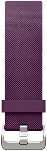 Awinner Accessories Band for Fitbit Blaze , Soft Silicone Replacement Sport Strap Band with Quick Release Pins for Fitbit Blaze Smart Fitness Watch (Plum)