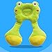 Happy cherry Baby children Infants Comfortable Neck and Head Support Pillow Pad Kids Stroller Car Seat Cot Peas Animal Head Pillow - Frog