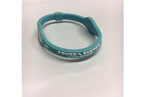 Power Energy Bandas de equilibrio, pulsera deportiva de silicona, pulsera de holograma, infundida con minerales naturales e iones negativos