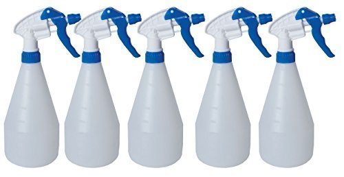 Discounted Cleaning Supplies Completo Paquete De 750ml Color De La Mano Pulverizador Botellas para limpiar, Jardinería y Alimentación, Industrial & Doméstico - Azul, 750ml