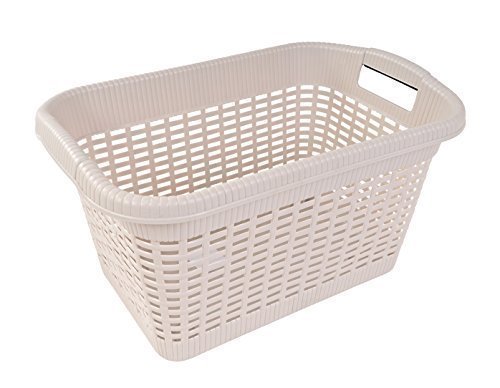 Wäschekorb Rattan Optik ca. 20 L (beige)