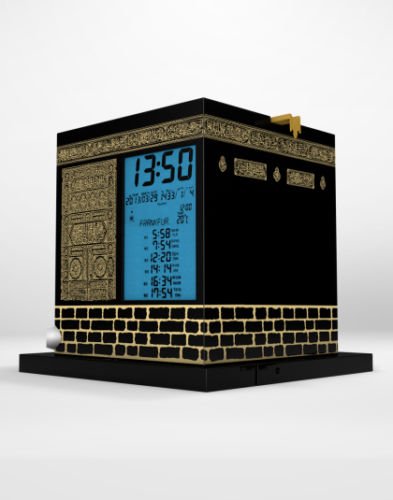 Mirac Kabe Ezan Saati – Kuran-i Kerim Hediyeli – Kaaba Azan Uhr mit Quran - 2