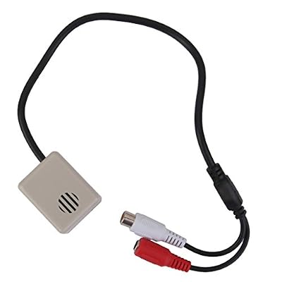 Générique Moniteur Audio Microphone Caméra CCTV Réglable RCA 3.5mm Connecteur