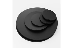 10 st. 40-45 mm ytterdiameter x 6 mm tjocka runda distansbrickor for gummipackningar for gör-det-själv-pyssel eller tätning