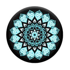 Oyedens Peace Mandala Sky Expansion Ständer Autohalterung Handy Grip Foto Grip Tisch Ständer SMS Grip Pop-Buchse für Smartphone oder Tablet passt iPhone SE/6S/6/6S Plus/6 iPhone 7 und 7 Plus Samsung Galaxy S7/Galaxy S7 Edge/LG G5