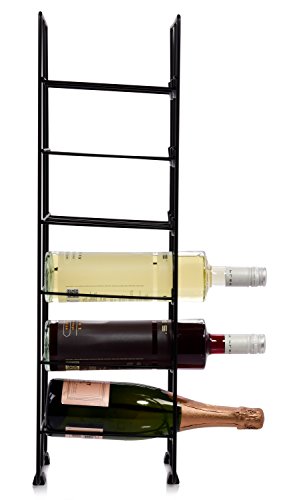 Snger-Weinregal-Barossa-Valley-aus-Metall-Fr-12-Flaschen-Gesamthhe-675-cm-Ideale-Ordnung-und-bersichtlichkeit-Schwarze-Pulverbeschichtung-Robust-und-korrosionsfest