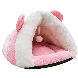 Pet Cat Dog Soft Warm Nest Kennel Bed Cave House Sleeping Bag Mat Pad Tent Pets Winter Warm Cozy Bed-Haibing