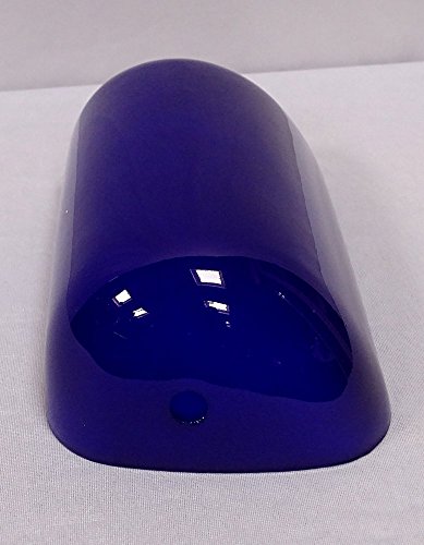 Lampenschirm für Bankerslampe, Ersatzschirm Banker Lampe, Blau 22,5 cm - 2