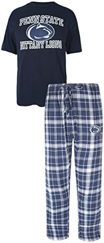 Penn State Nittany Lions NCAA Game Time Men's T-shirt &amp; Flannel Pajama Sleep Set