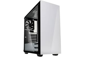 ‎KOLINK KOLINK Stronghold Midi-Tower Mini-ITX bis E-ATX, PC Hülle mit Seitenfenster, Tempered Glass Computergehäuse, PC Case Computer Gehäuse mit lüfter, Weiß