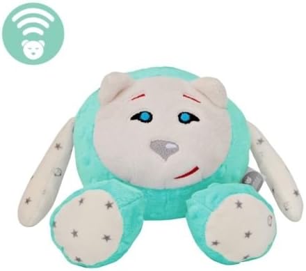 BABY TOY SZUMISIE CUDDLY SOFT PLUSH BEAR WITH WHITE NOISE AND CRY SENSOR (Sea Blue)