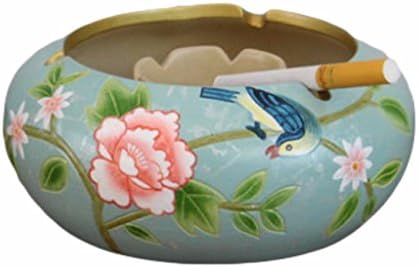 Creative ceramic ashtray European living room coffee table fashion personality American style ashtray Deck windproof ashtray European style
