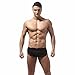Produktbild TUDUZ Herren Low-Rise Boxershorts Boxer Briefs Trunks Unterwäsche Shorts Bulge Pouch Unterhosen (Farbe wählbar) (Schwarz, M(Taille:66-73cm))