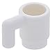 Produktbild 5 x LEGO® Figuren, Zubehör Tasse Weiß