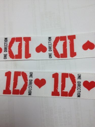 One Direction Printed Grosgrain Ribbon X 3 yards