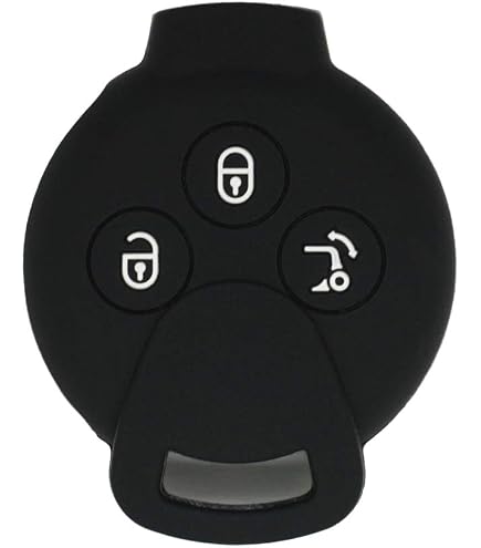 Silicone Car Key Case Cover, for Smart Fortwo 450 Forfour Roadster