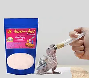 Pet Care International (PCI) Economic Nutri-Diet Hand Feeding Formula for Healthy Baby Bird with All Essential Nutrients (Pack of 2) (250grm)
