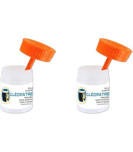 AD110P-3] Cléopâtre Lot De 3 Colles Transparente Forte "Adhésive" En 80 Gr A