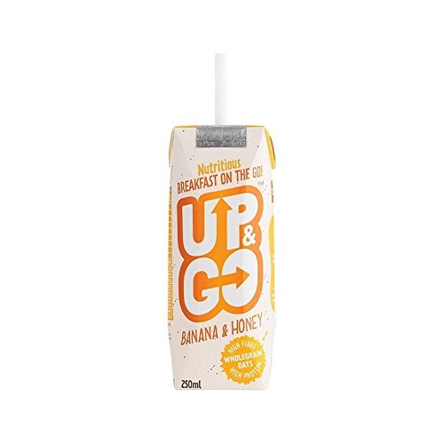 Price comparison product image Up&Go Banana & Honey Breakfast Drink with Oats 250ml - Pack of 4