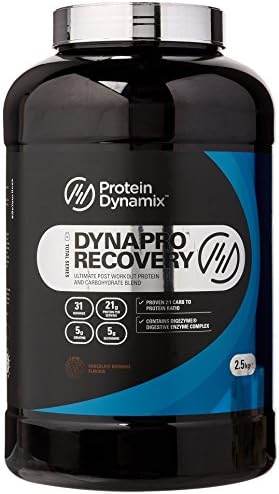 Protein Dynamix Dynapro Recovery Post-Workout Chocolate Brownie Flavour Whey Protein Formula, 2.5 kg