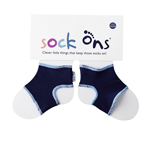 Sock Ons Socks - 0-6 Months, Navy Blue
