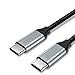 Produktbild SIQIWEET USB C 3.1 Typ-C auf USB C 3.1 Typ-C Kabel Nylon Geflecht Schnellladekabel MacBook Kabel für MacBook Pro, HTC 10, LG G5 V20, Nintendo Switch, Nexus 6P/5X, Google Pixel und mehr