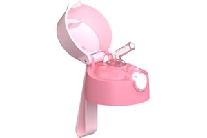 JARLSON® Ersatzdeckel inkl. Silikon Mundstück - für die CHARLI Edelstahltrinkflasche von JARLSON - Ersatzteil - Ersatz - PINK 2.0