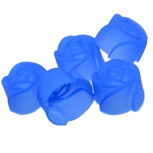 10X Silikon Rose Muffin Cookie Cup Kuchen Backen Form Schokolade Jelly Mould Maker - 3