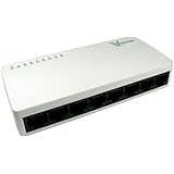 Ethernet Network Switch Box CAT 5 CAT 6 Network RJ45 Hub (8 Port, 10/100)