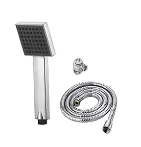 ANMEX Square Hand Shower Telephonic-Black (Chrome Plated) (10