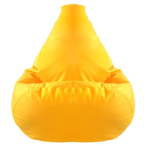 XXL Highback Filled Beanbag Gaming Lounge Chair in Yellow. Ideal for Relaxing, Gaming, Lounging, Great for Adults, Teens & Kids. Made from High Quality Water Resistant Material, Available in 10 Great Colours