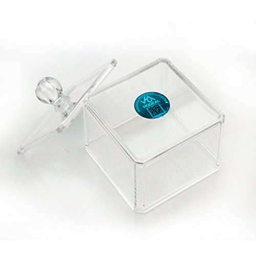 HQdeal Quadrat Acrylwattebausch Cotton Pad Halter Make-up-Veranstalter, Einreihigen - 2